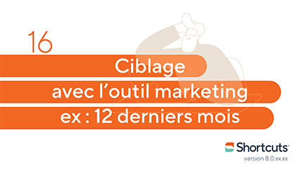 Astuces Shortcuts : ciblage d'une campagne sms avec l'outil marketing