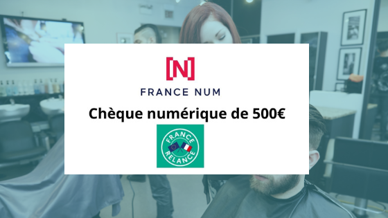 Chèque numérique 500€ France Num