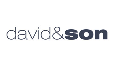 Logo David & son noir et blanc